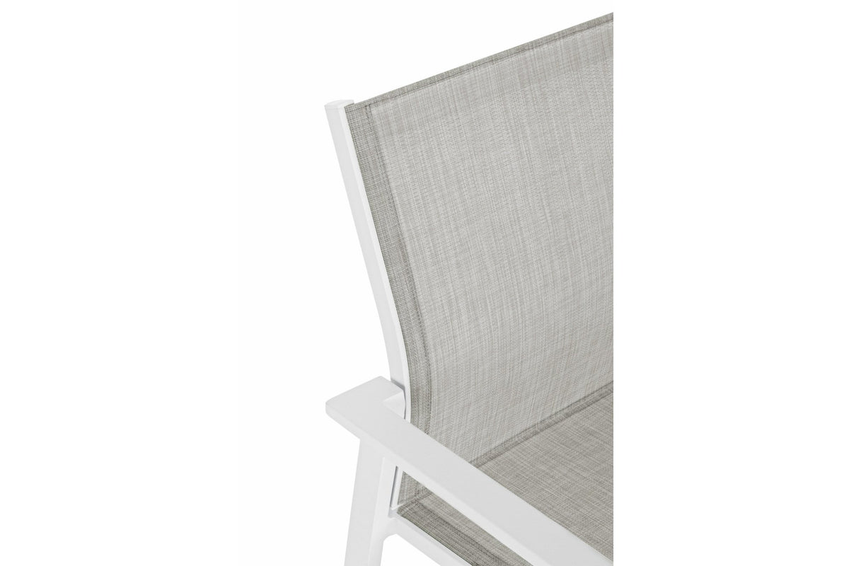 Kerti szék - CROZET II szürke szövet kerti szék