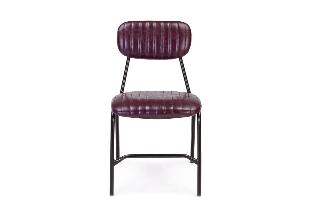 Szék - DEBBIE vintage bordó szék