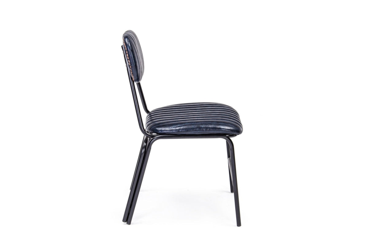 Szék - DEBBIE vintage kék szék