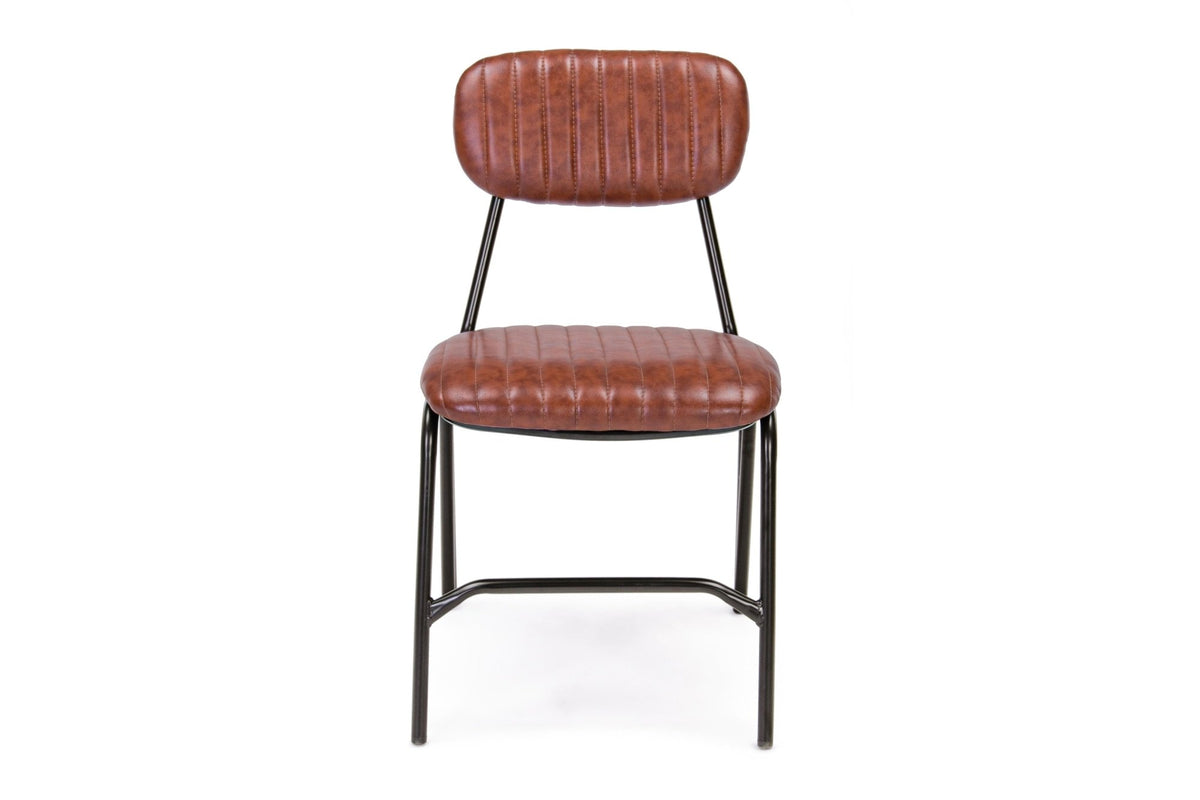 Szék - DEBBIE vintage sötét narancssárga szék