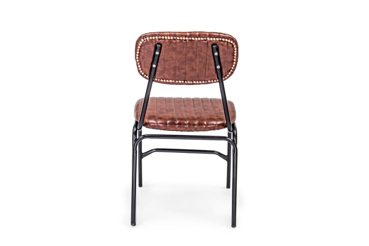 Szék - DEBBIE vintage sötét narancssárga szék