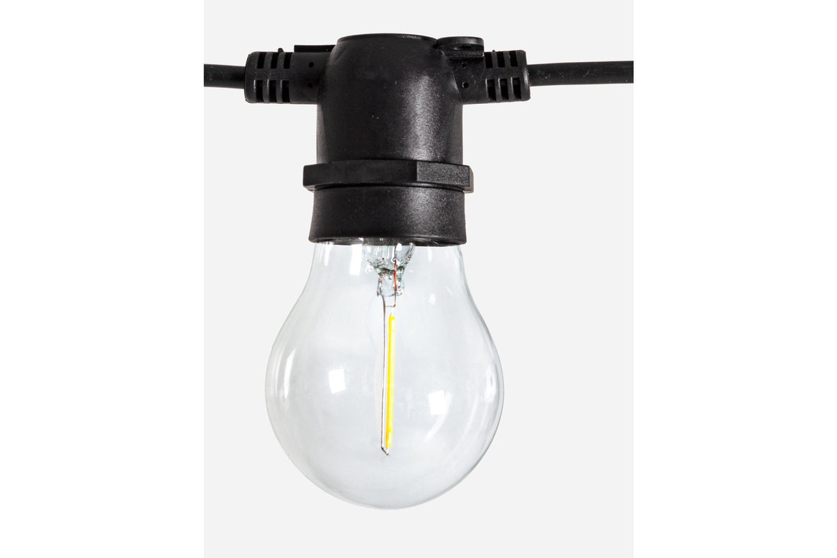 Kültéri lámpa - DENZEL átlátszó üveg kültéri lámpa 6 cm