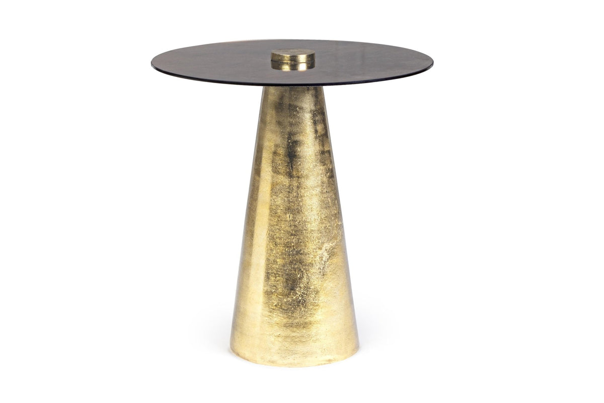 Lerakóasztal - DINPAL arany lerakóasztal 45cm átmérő