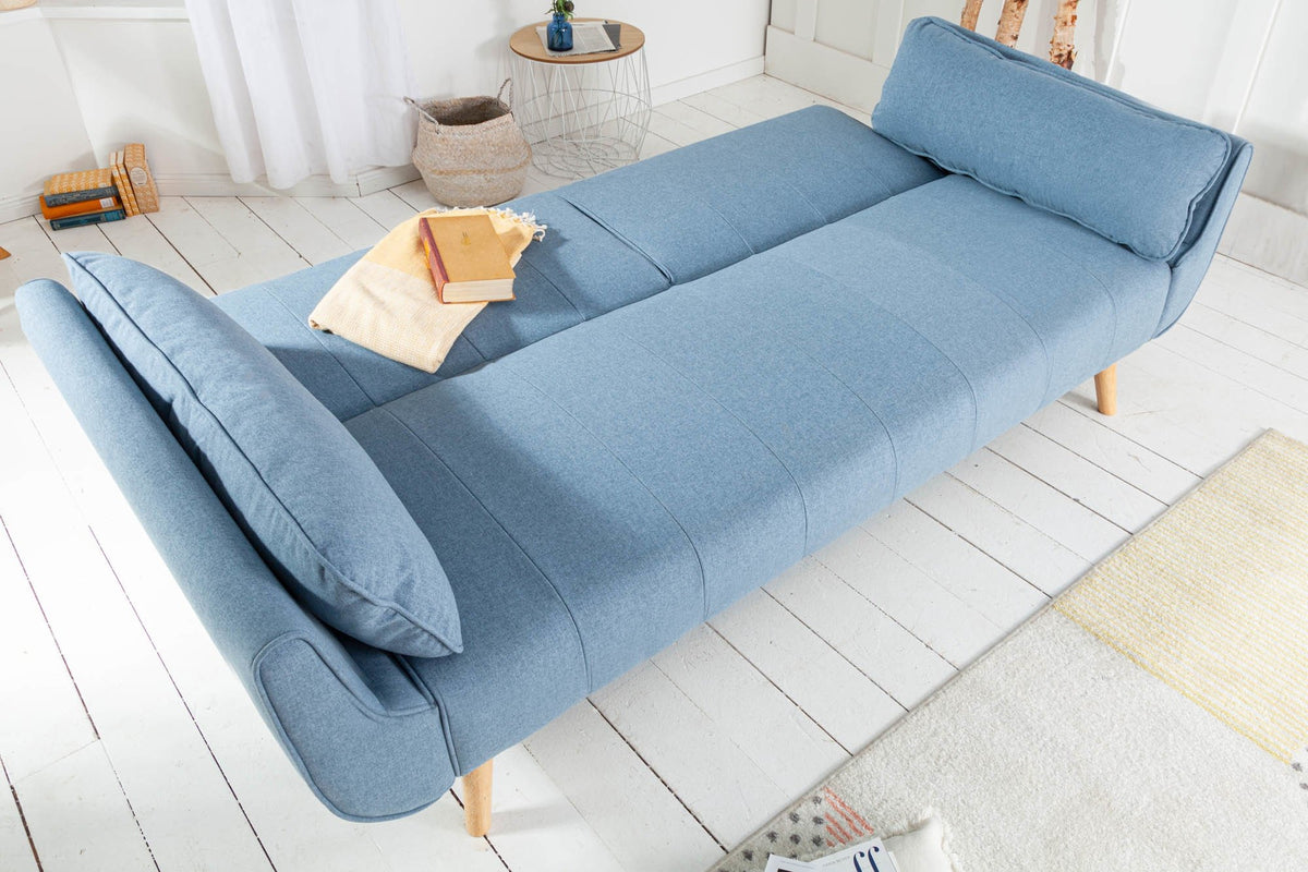 Kanapéágy - DIVANI kék szövet kanapéágy