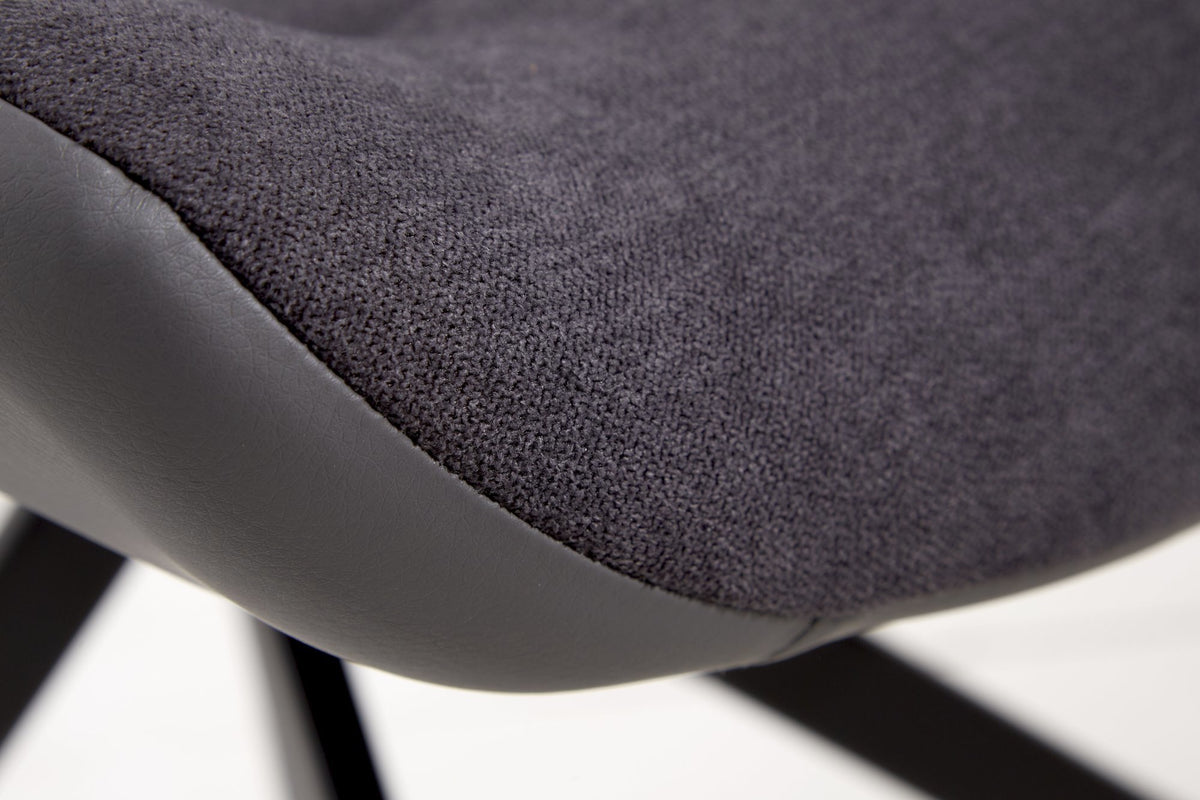 Szék - DIVANI sötétszürke 100% polyester szék 57x61x86