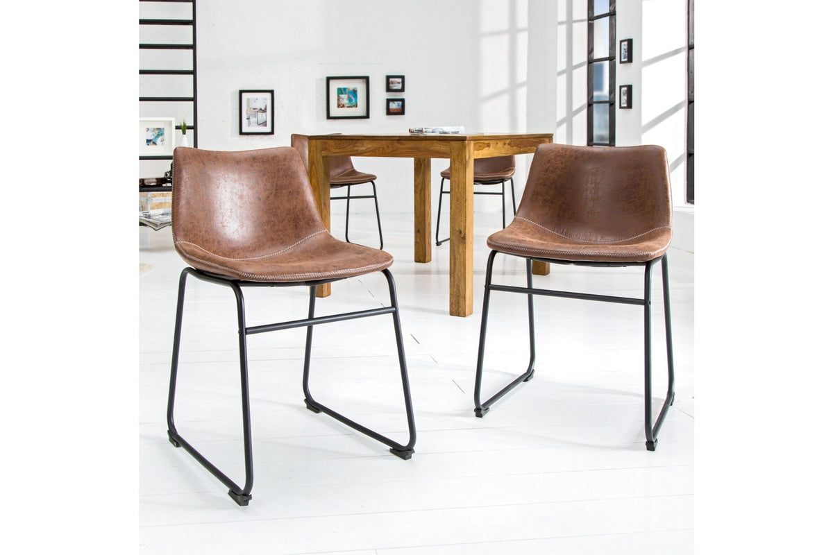 Szék - DJANGO barna vintage szék