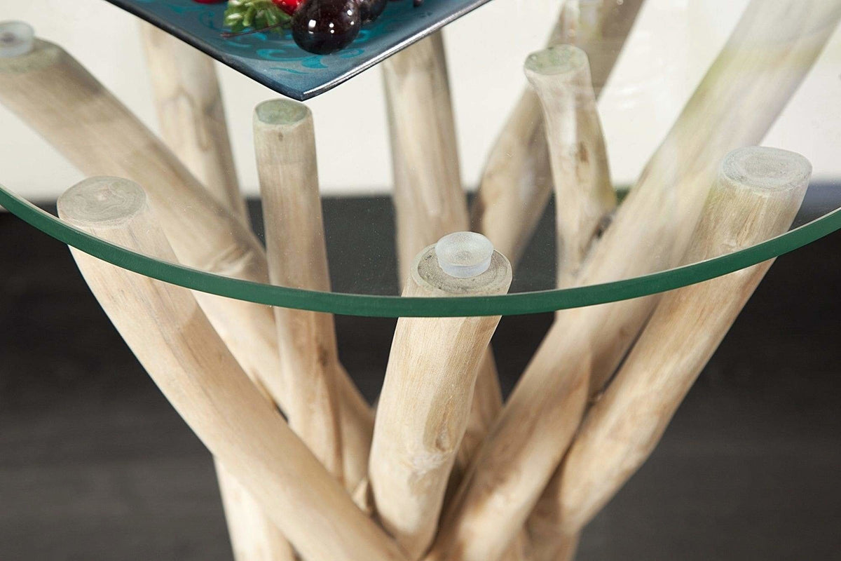 Üveglap - DRIFTWOOD fa üveg lerakóasztal 40 cm - Csak üveglap
