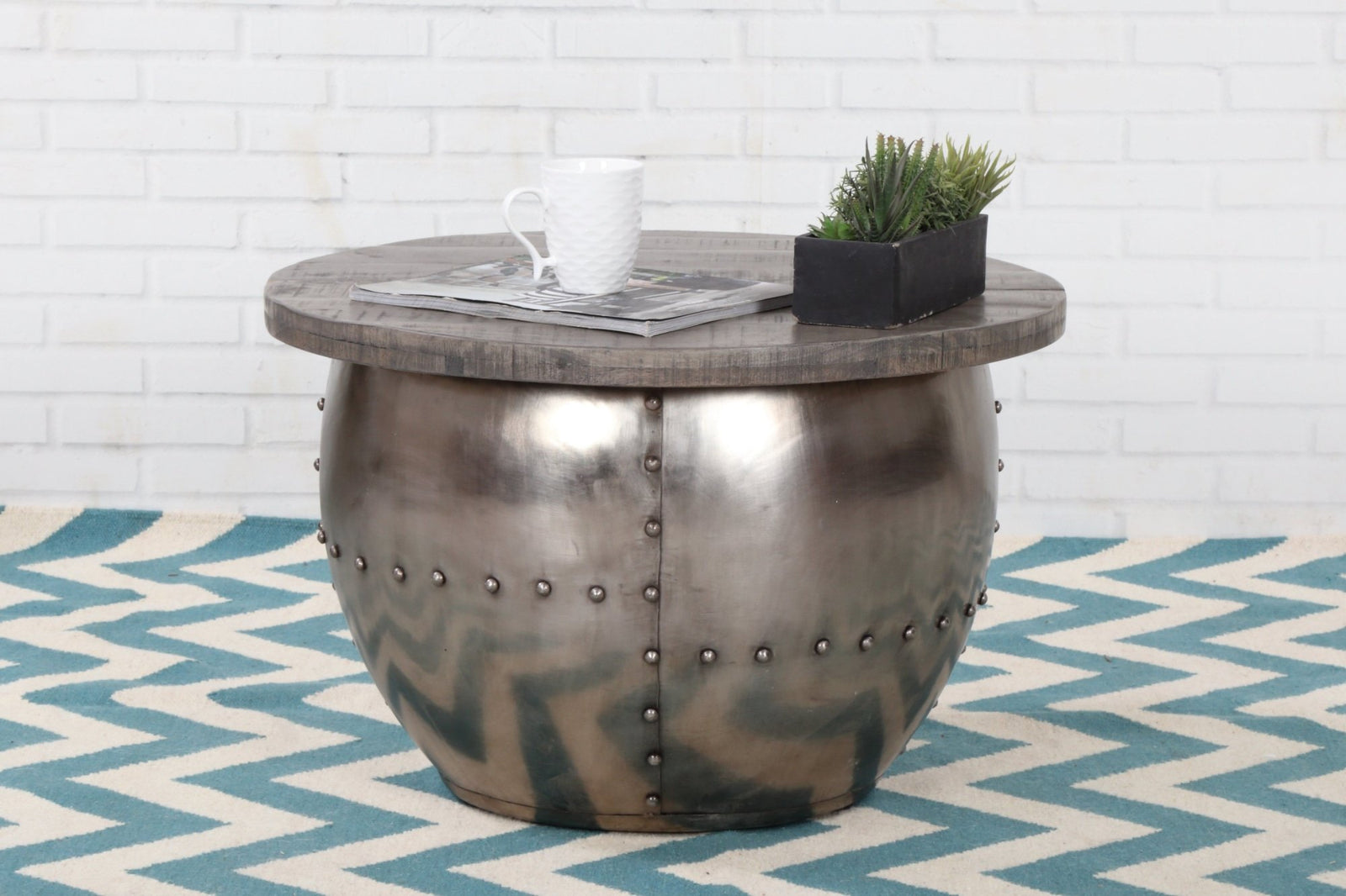 Dohányzóasztal - DRUMP szürke dohányzóasztal