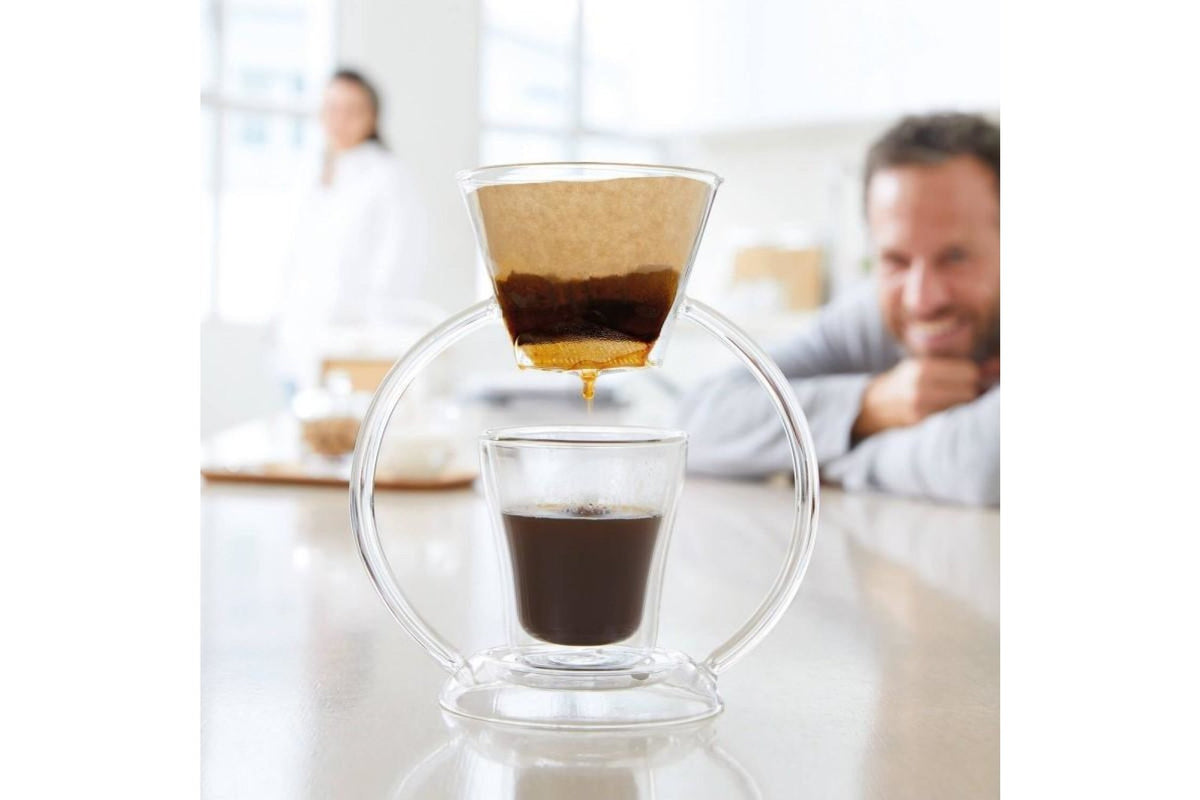 Kávéfőző - DUO filteres kávékészítő állvány 2részes - Leonardo