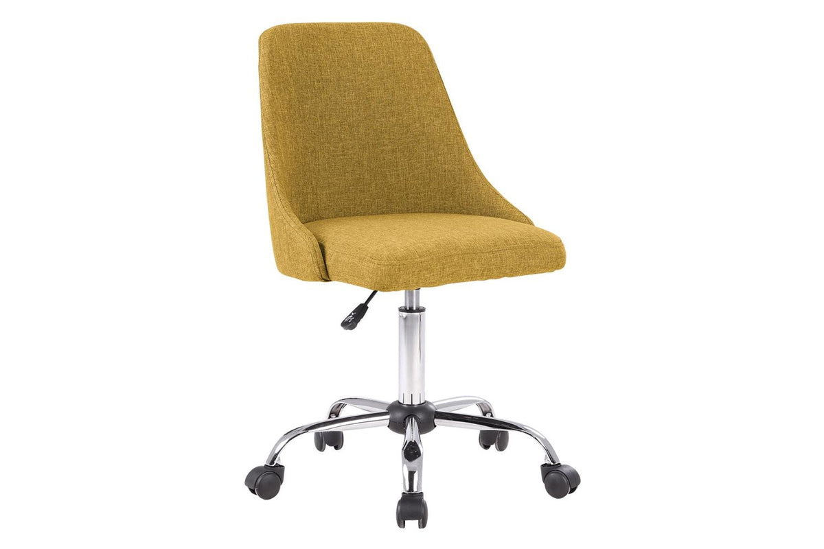 Irodai szék - EDIZ sárga szövet irodai szék