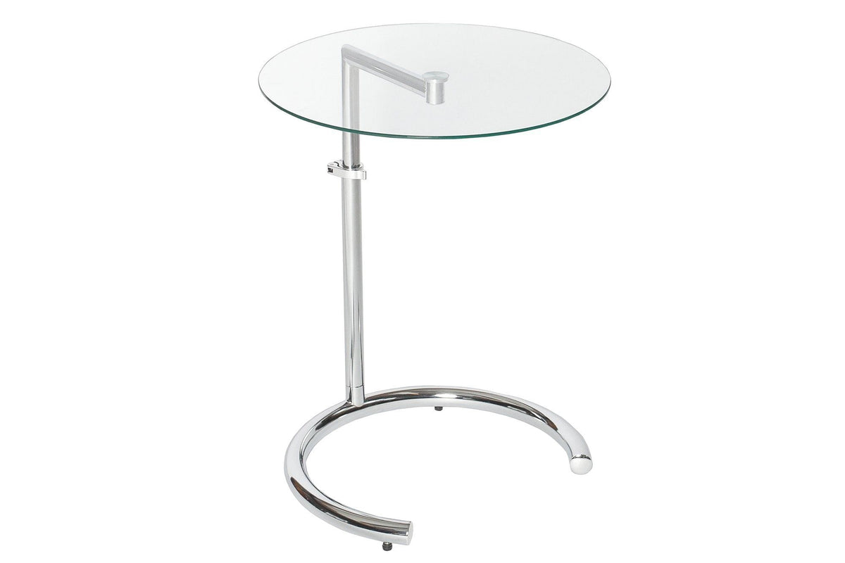 Lerakóasztal - EFFECT ezüst lerakóasztal 50-70 cm