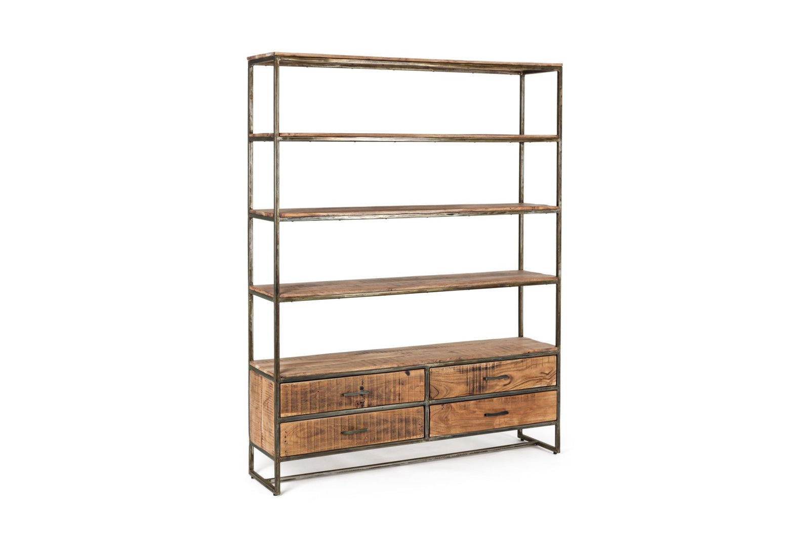 Könyvespolc - ELMER könyvespolc 4 polccal és 4 fiókkal