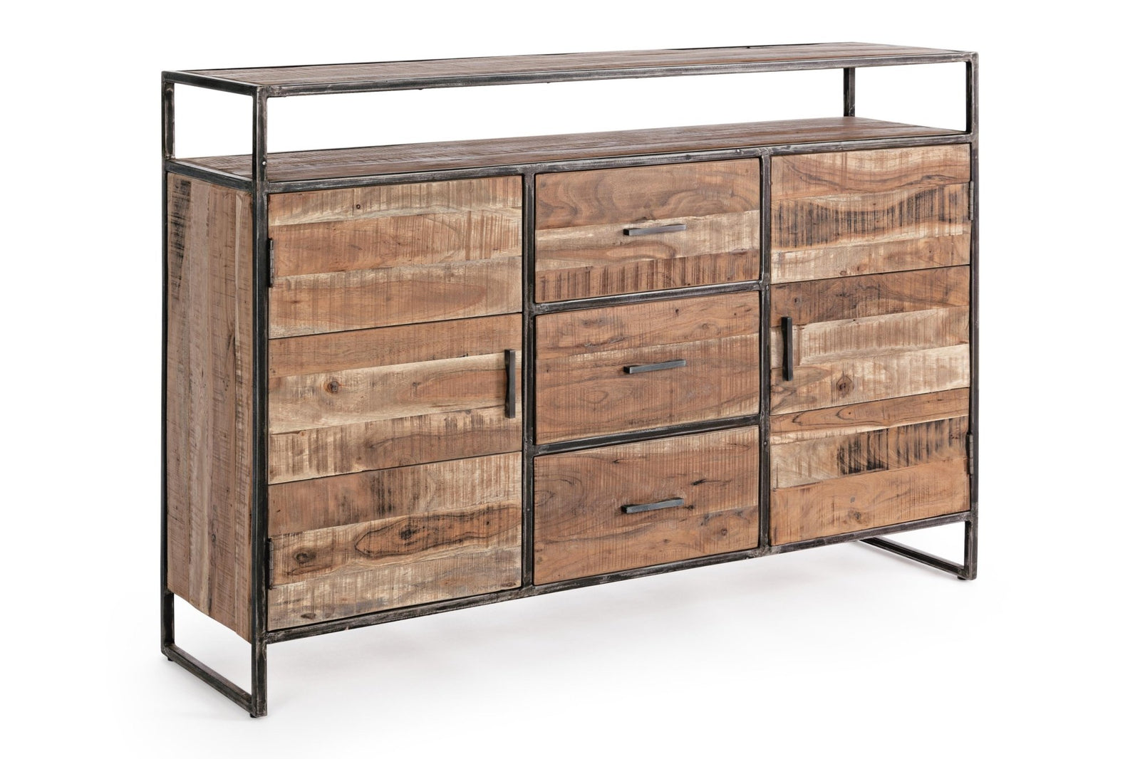 Tálalószekrény - ELMER tálalószekrény 2 ajtóval és 3 fiókkal