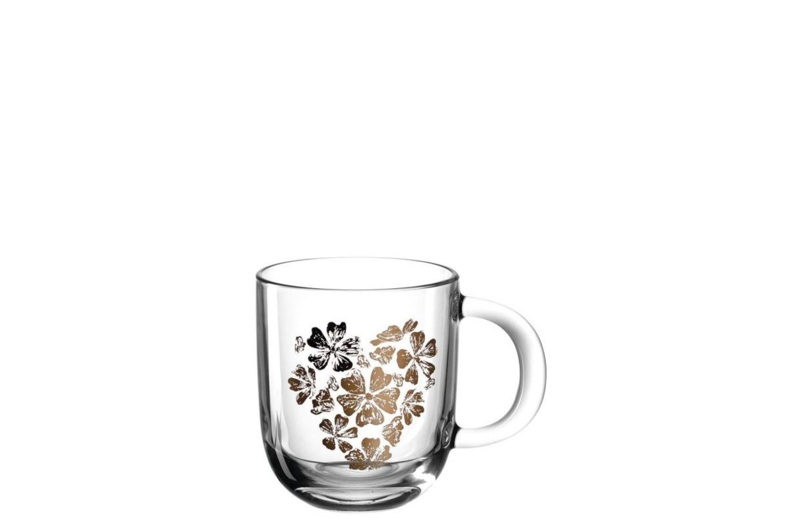 Bögre - EMOZIONE bögre 400ml Virág szív - Leonardo