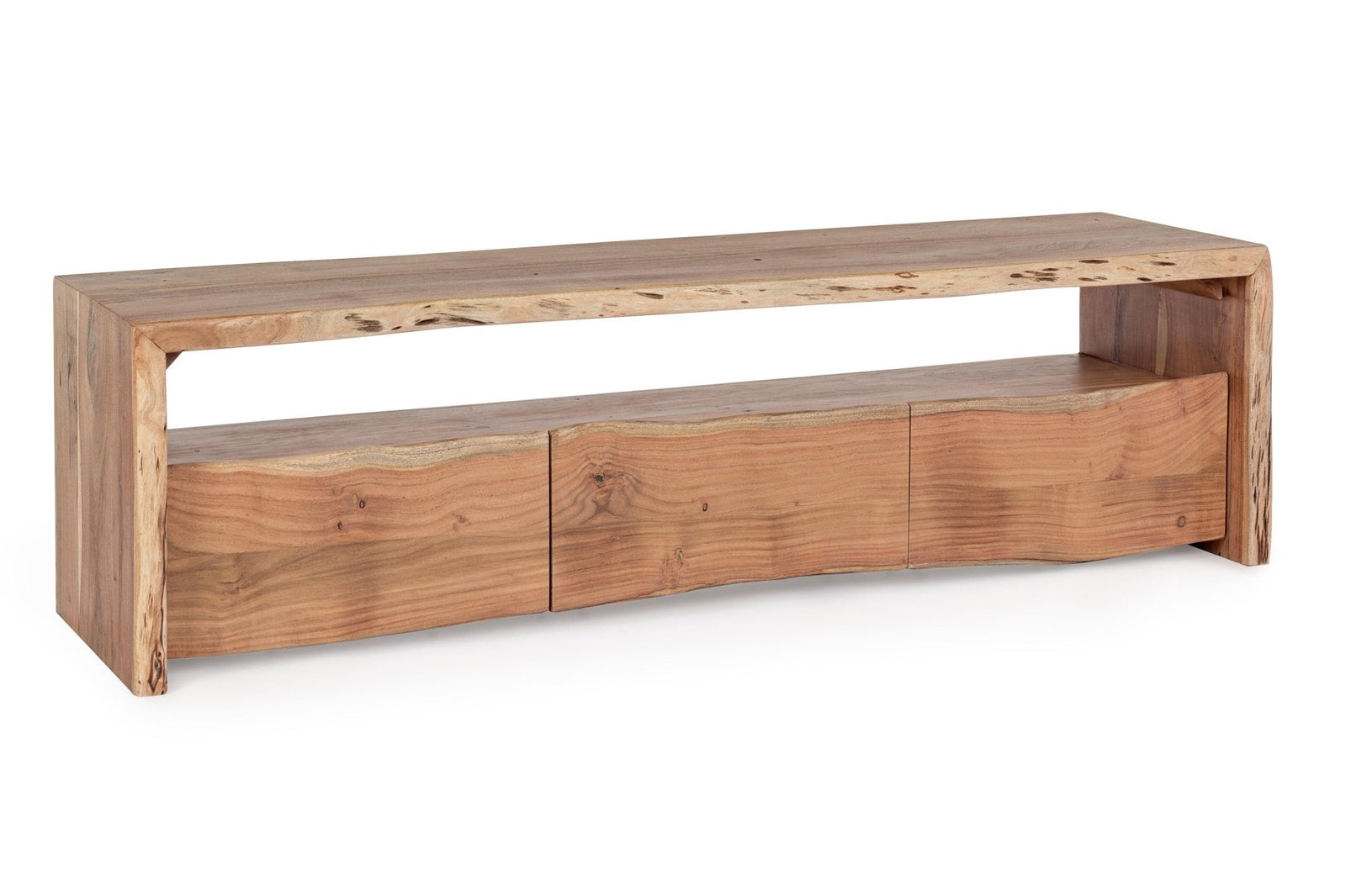 Tálalószekrény - ENEAS alacsony TV szekrény 3 fiókkal