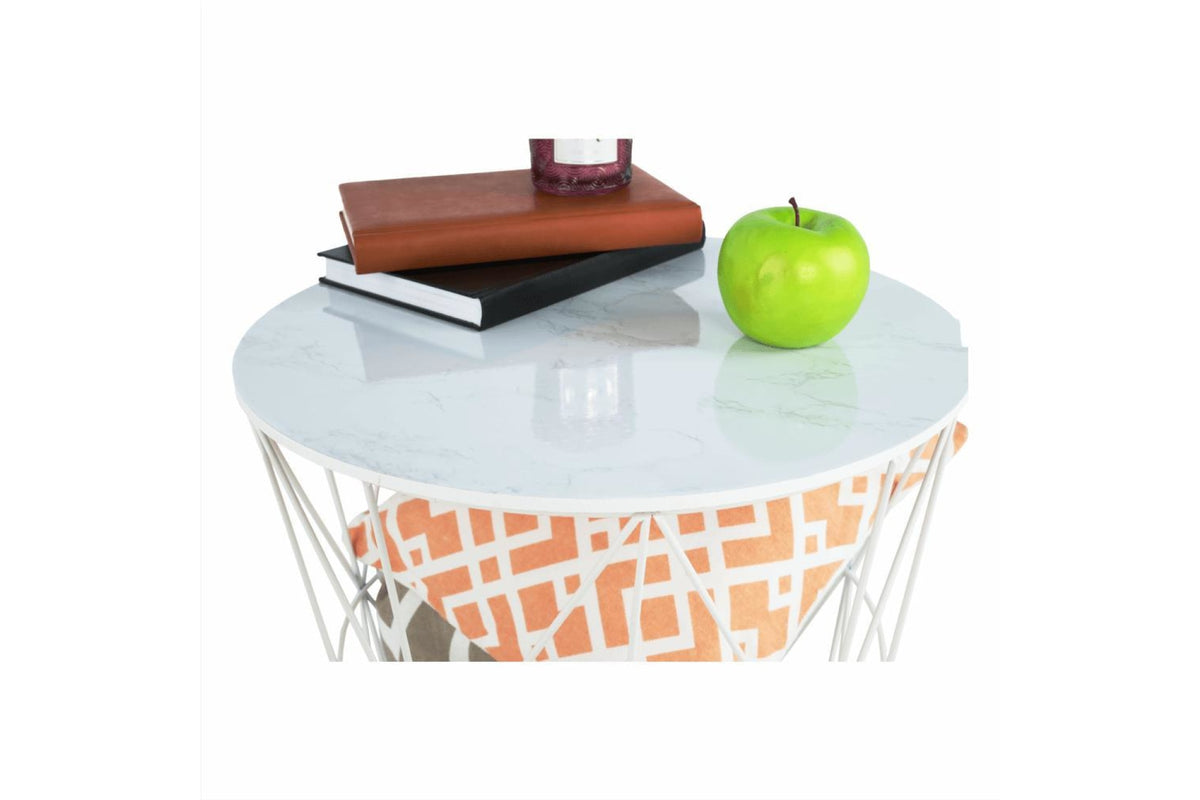 Lerakóasztal - ENPLO fehér mdf lerakóasztal