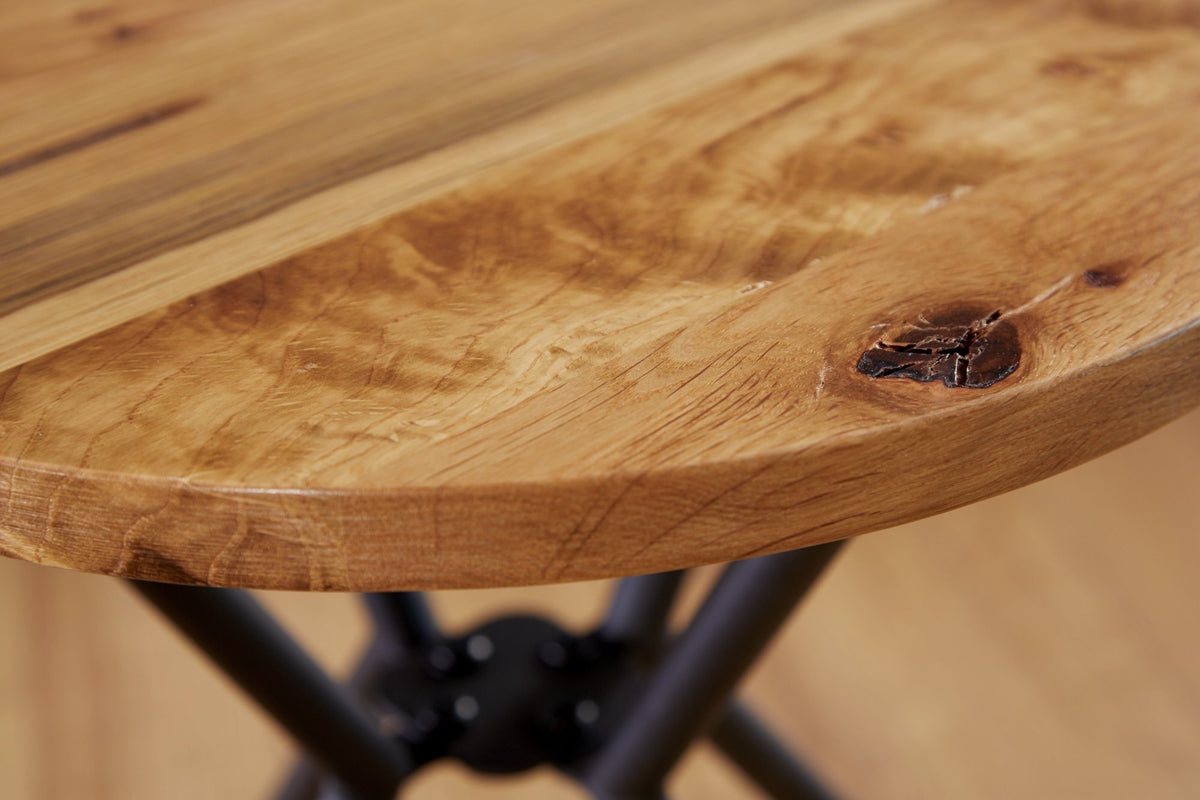Lerakóasztal - FACTORY barna tölgyfa lerakóasztal 40x40x46