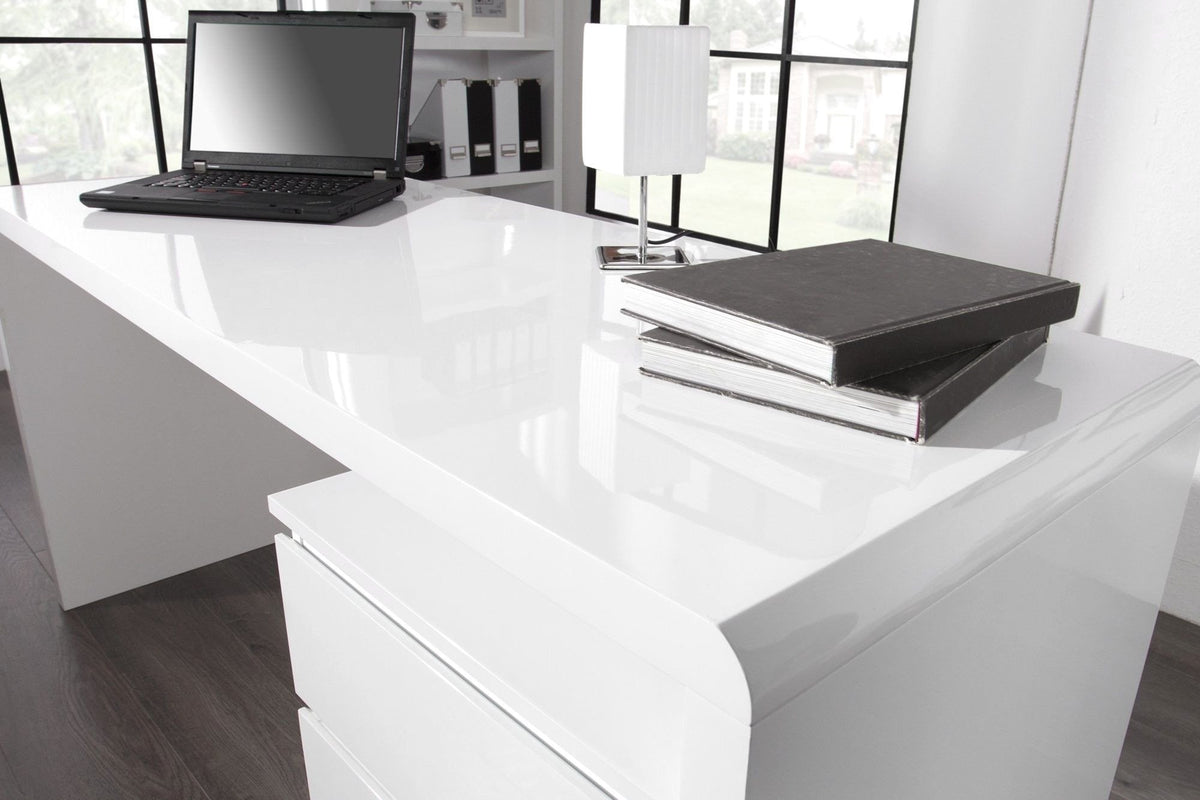 Íróasztal - FAST TRADE fehér íróasztal 160cm