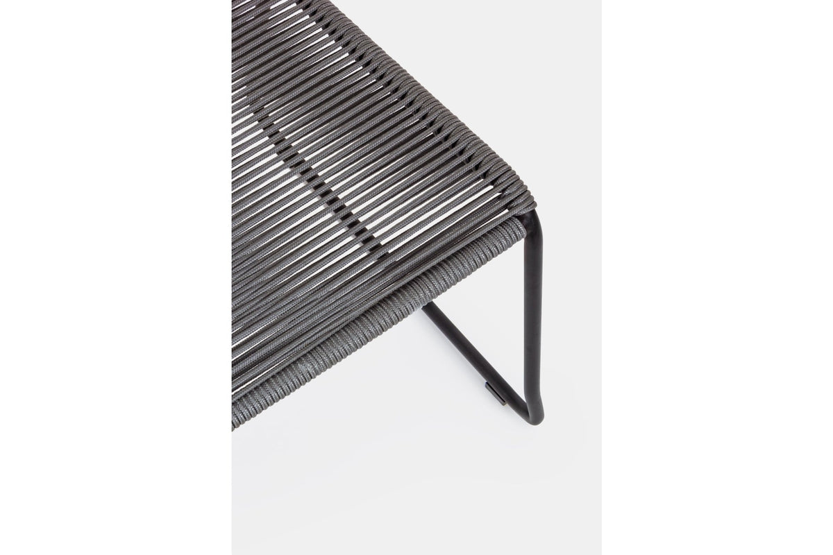 Kerti szék - FIJI szürke acél kerti szék