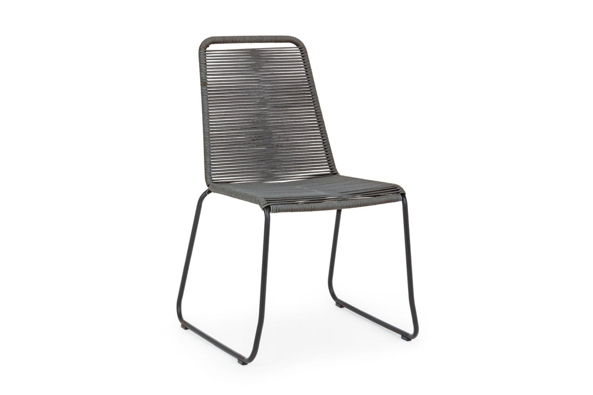 Kerti szék - FIJI szürke acél kerti szék
