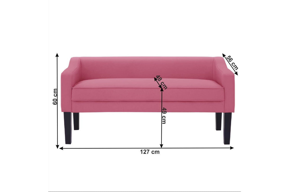 Ülőpad - FIRONA rózsaszín szövet ülőpad