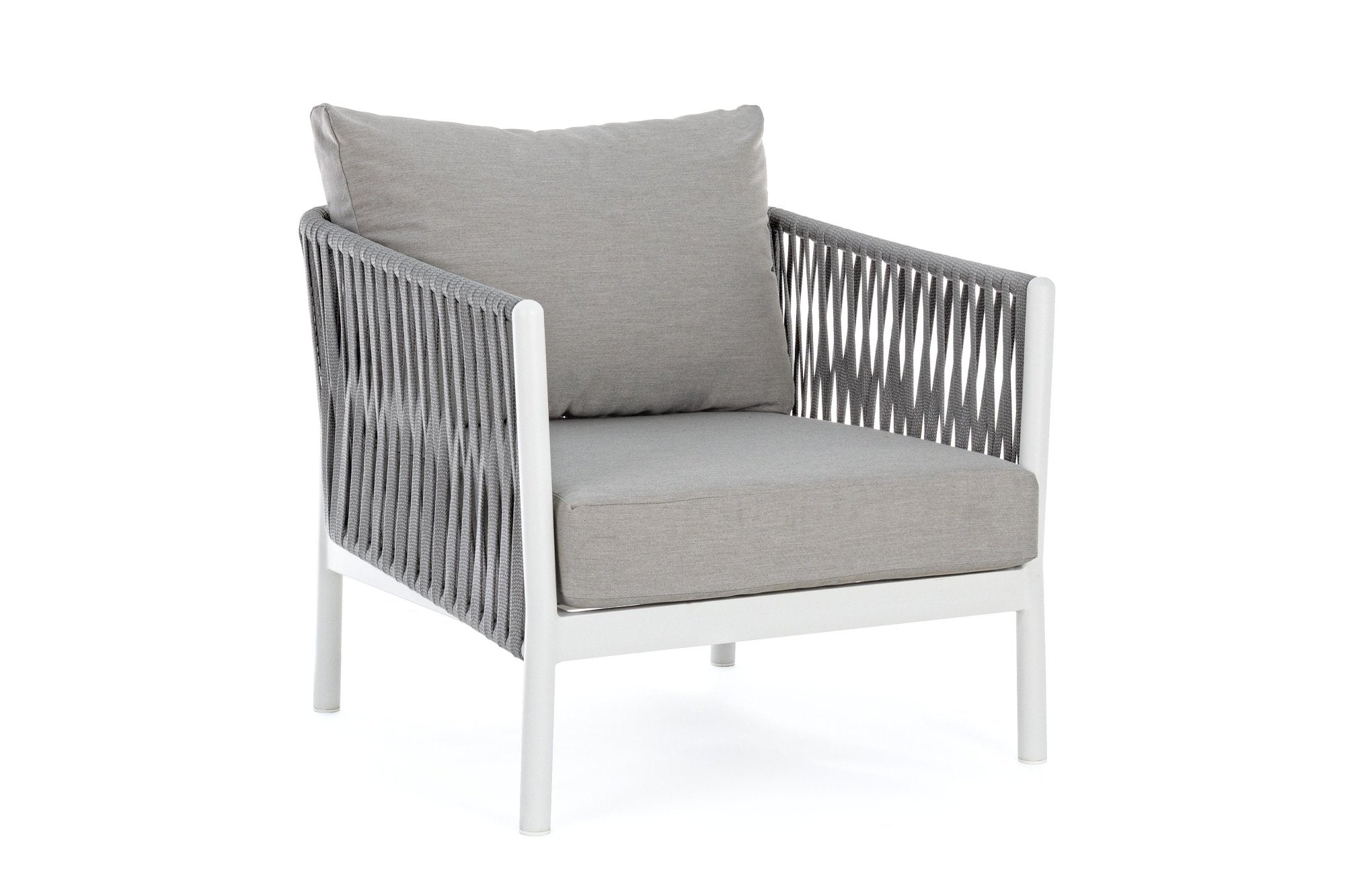 Kerti fotel - FLORENCIA szürke alumínium kerti fotel