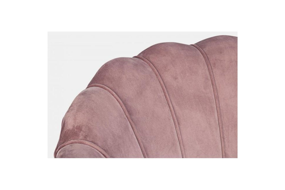 Kanapé - GILIOLA rózsaszín bársony kanapé