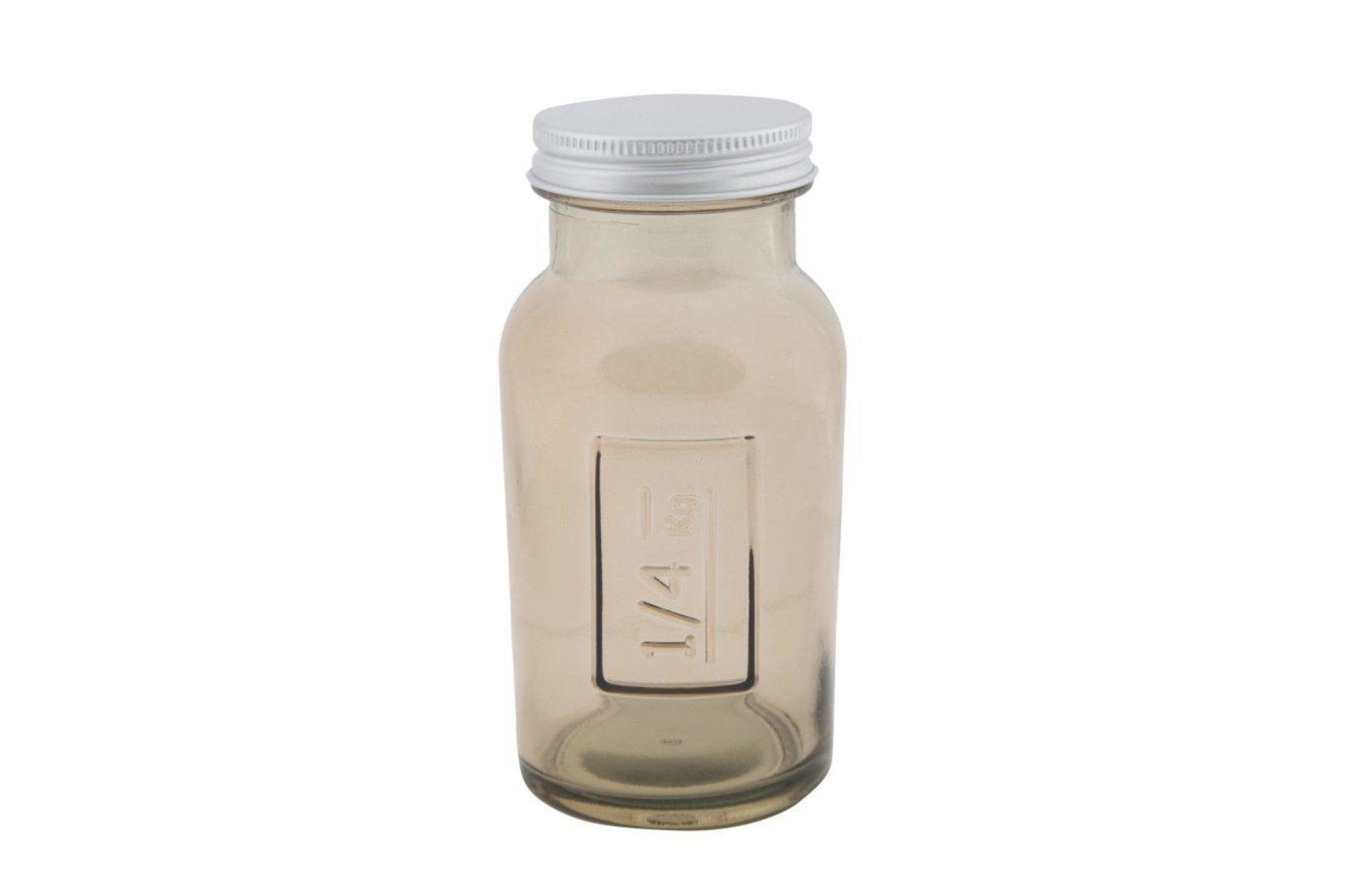 Üveg tároló - GREY JAR III szürkésbarna üveg üveg tároló