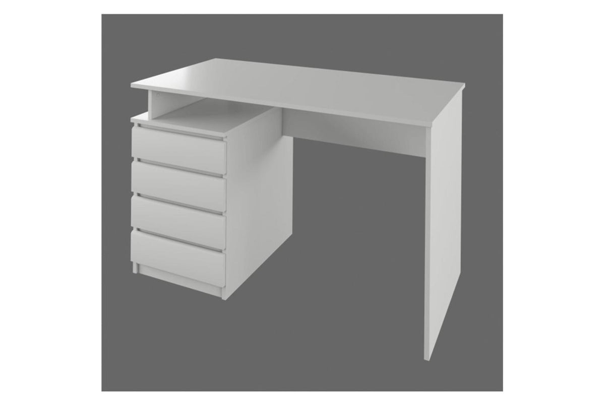 Íróasztal - HANY fehér mdf íróasztal