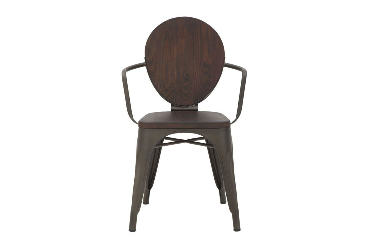 Szék - HARLEM III barna vas szék - 2 DB