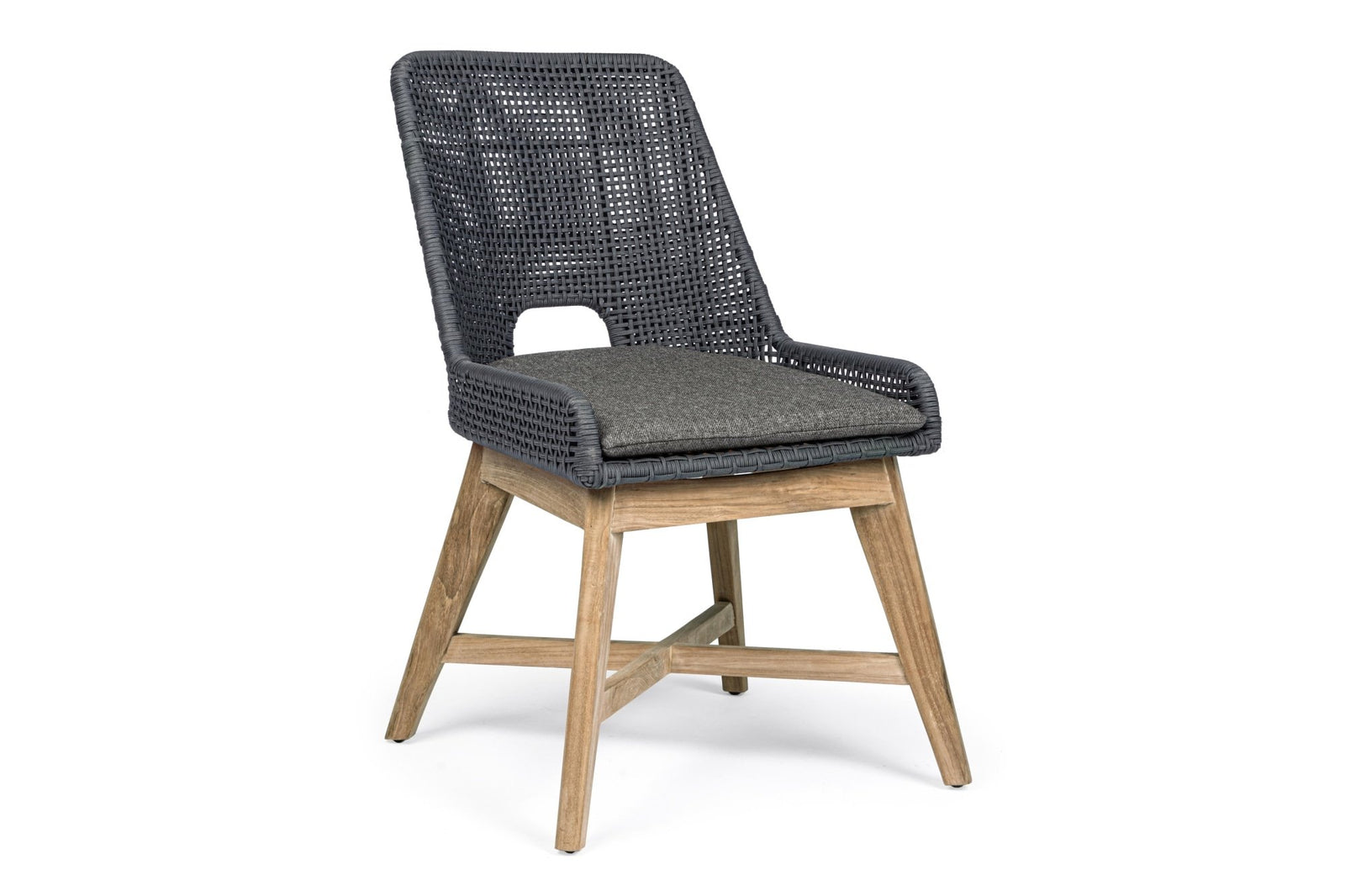 Kerti szék - HESPERIA fekete 100% polypropilen kerti szék