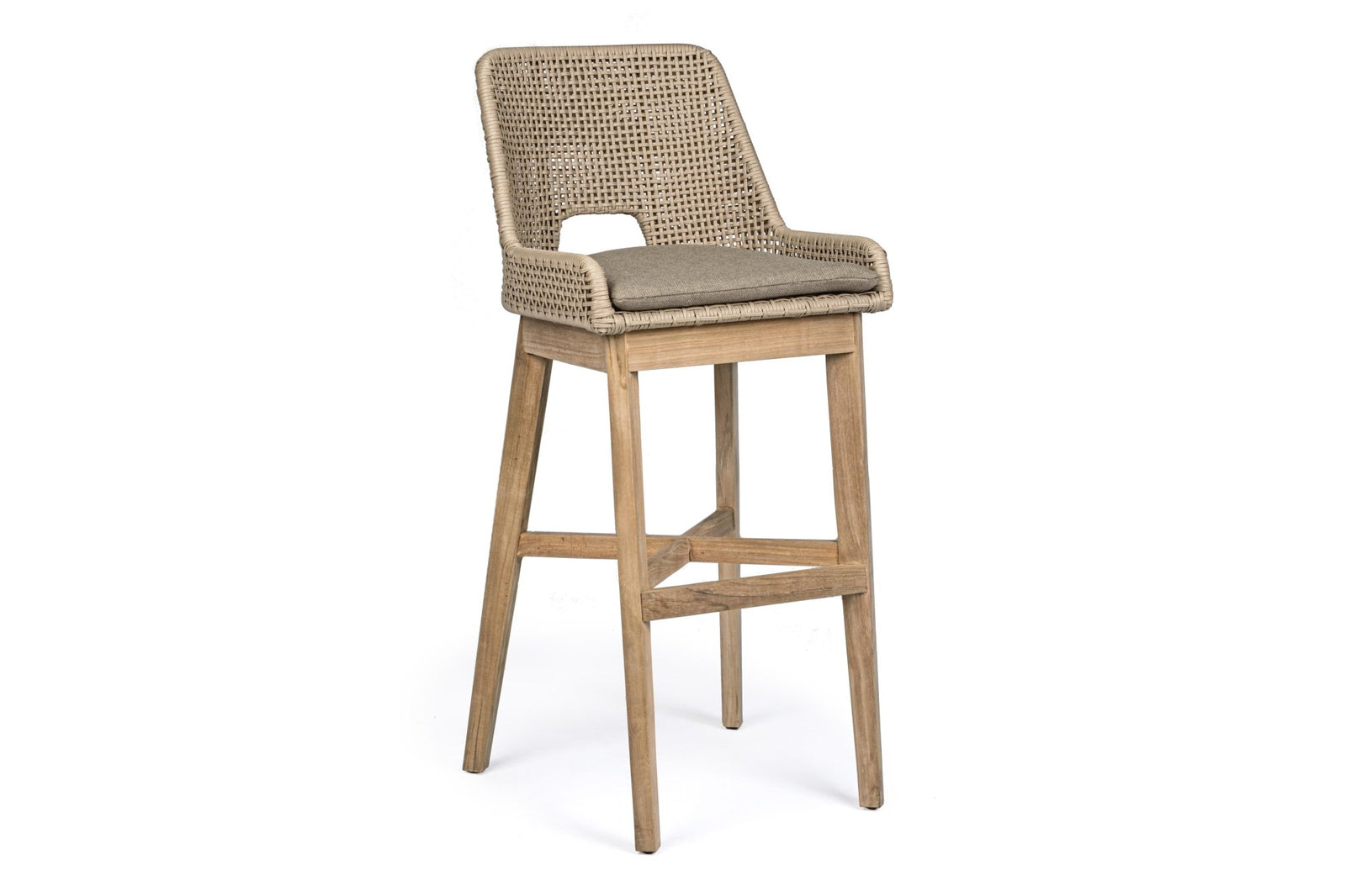 Bárszék - HESPERIA szürkésbarna 100% polypropilen bárszék