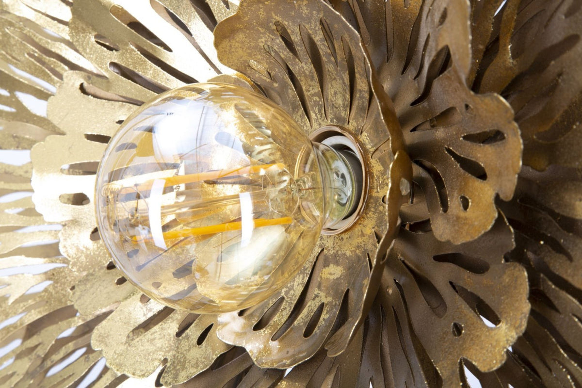 Fali lámpa - IBIS nagy arany vas fali lámpa
