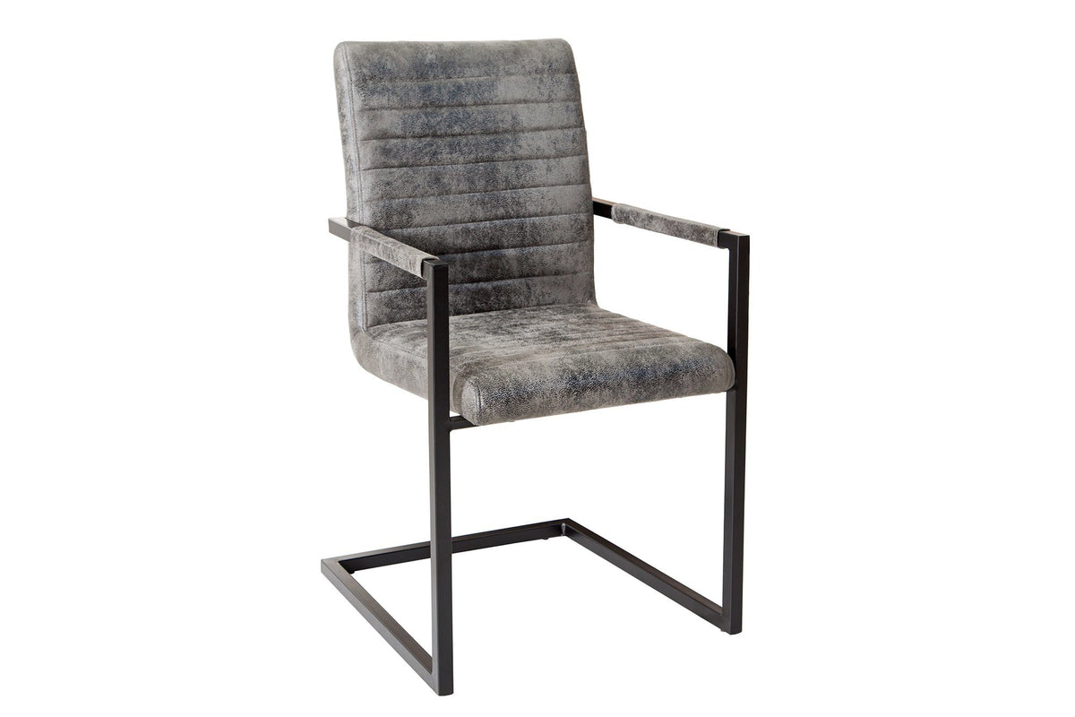Szék - IMPERIAL vintage szürke fémvázas szék
