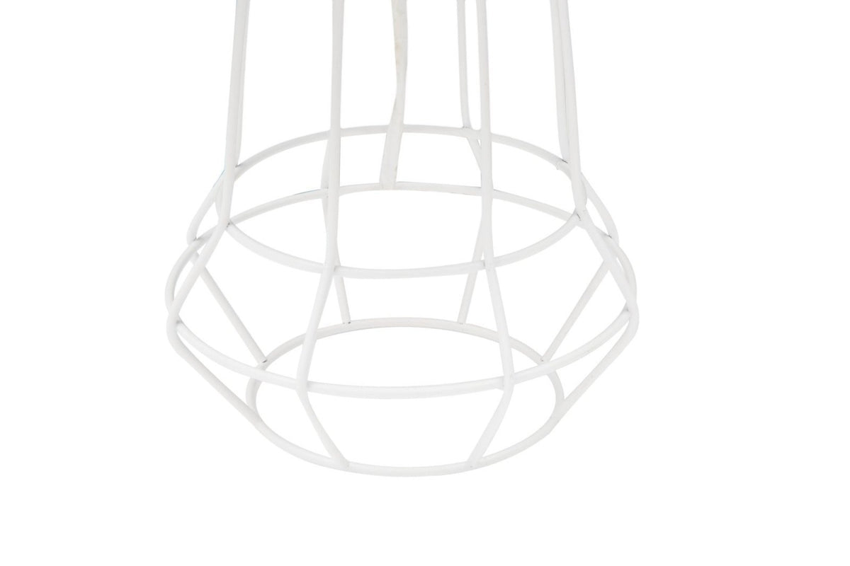 Asztali lámpa - INDIANAPOLIS II fehér vas asztali lámpa