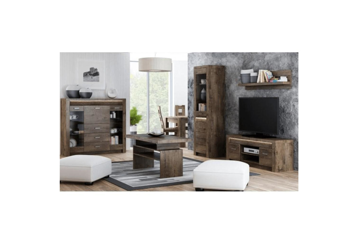 TV szekrény - INFINITY barna mdf tv szekrény