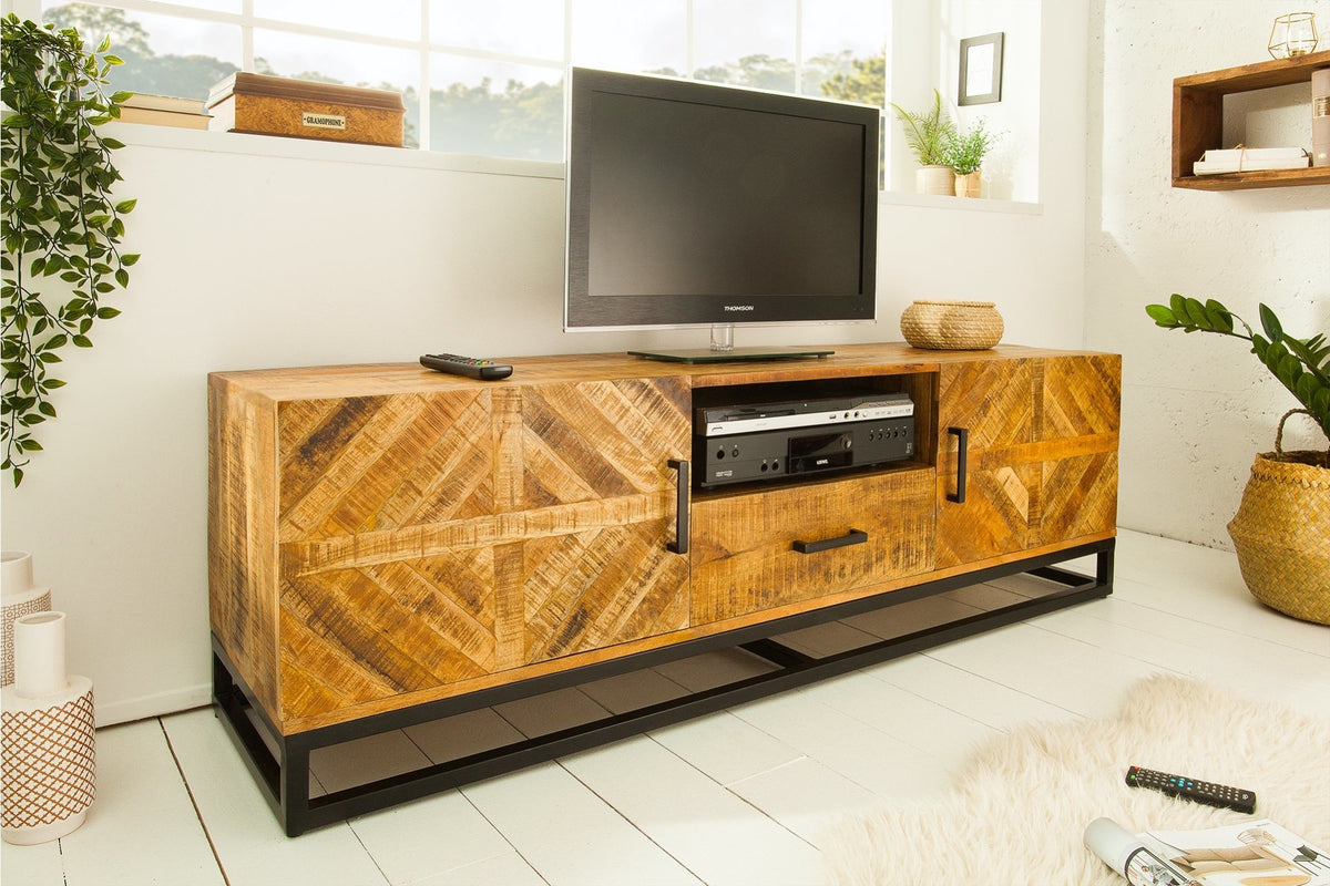 TV szekrény - INFINITY mangó TV szekrény 160cm