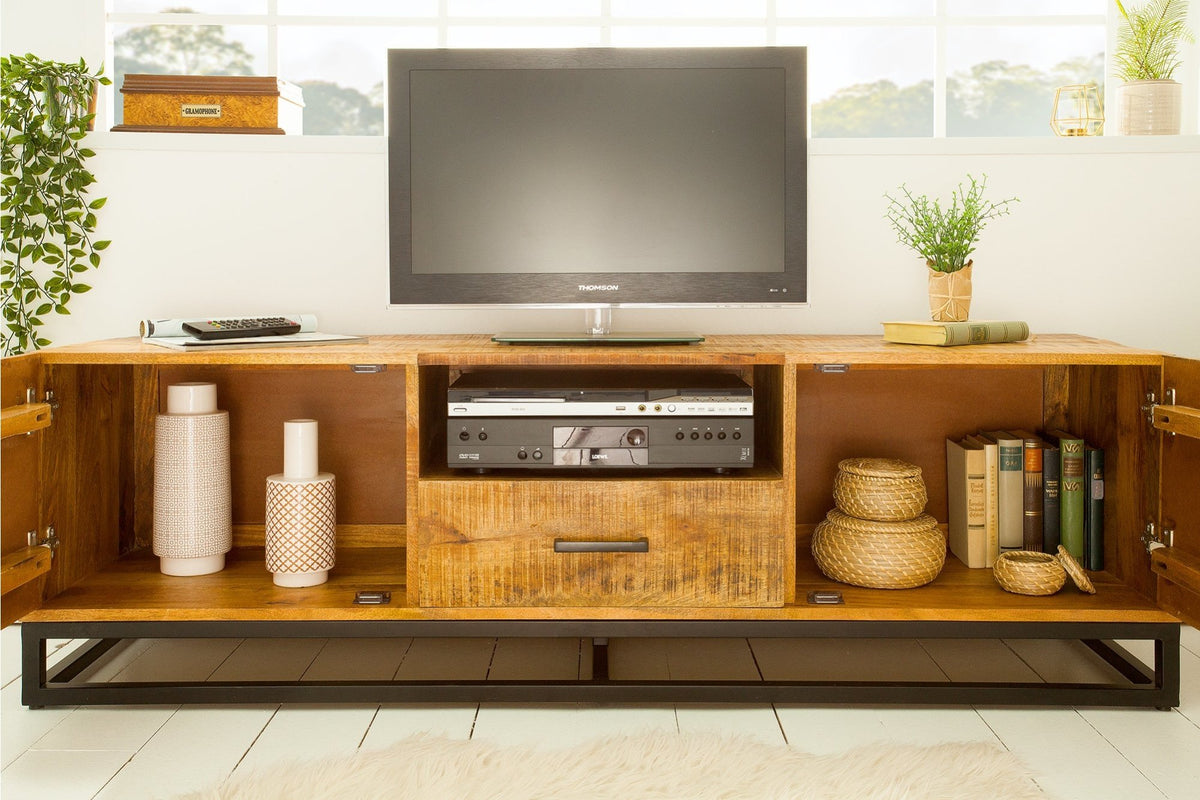 TV szekrény - INFINITY mangó TV szekrény 160cm