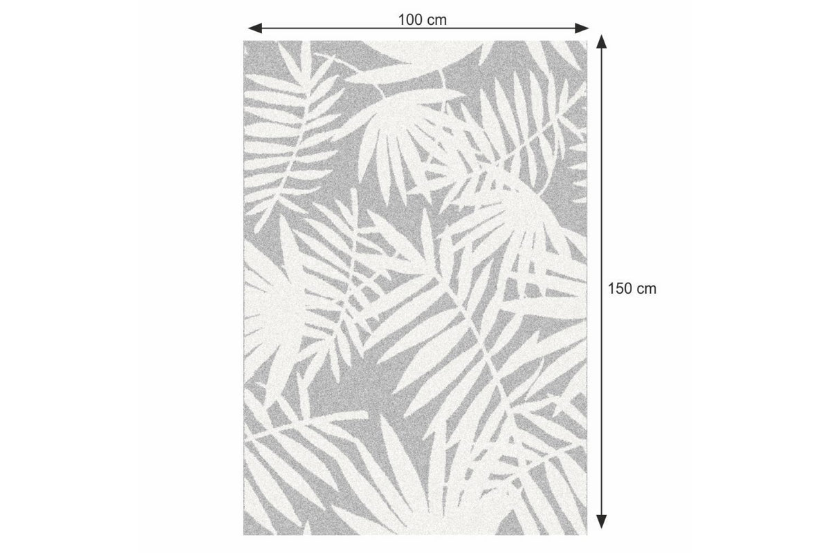Szőnyeg - INTISAR szürke polipropilén szőnyeg 100x150cm
