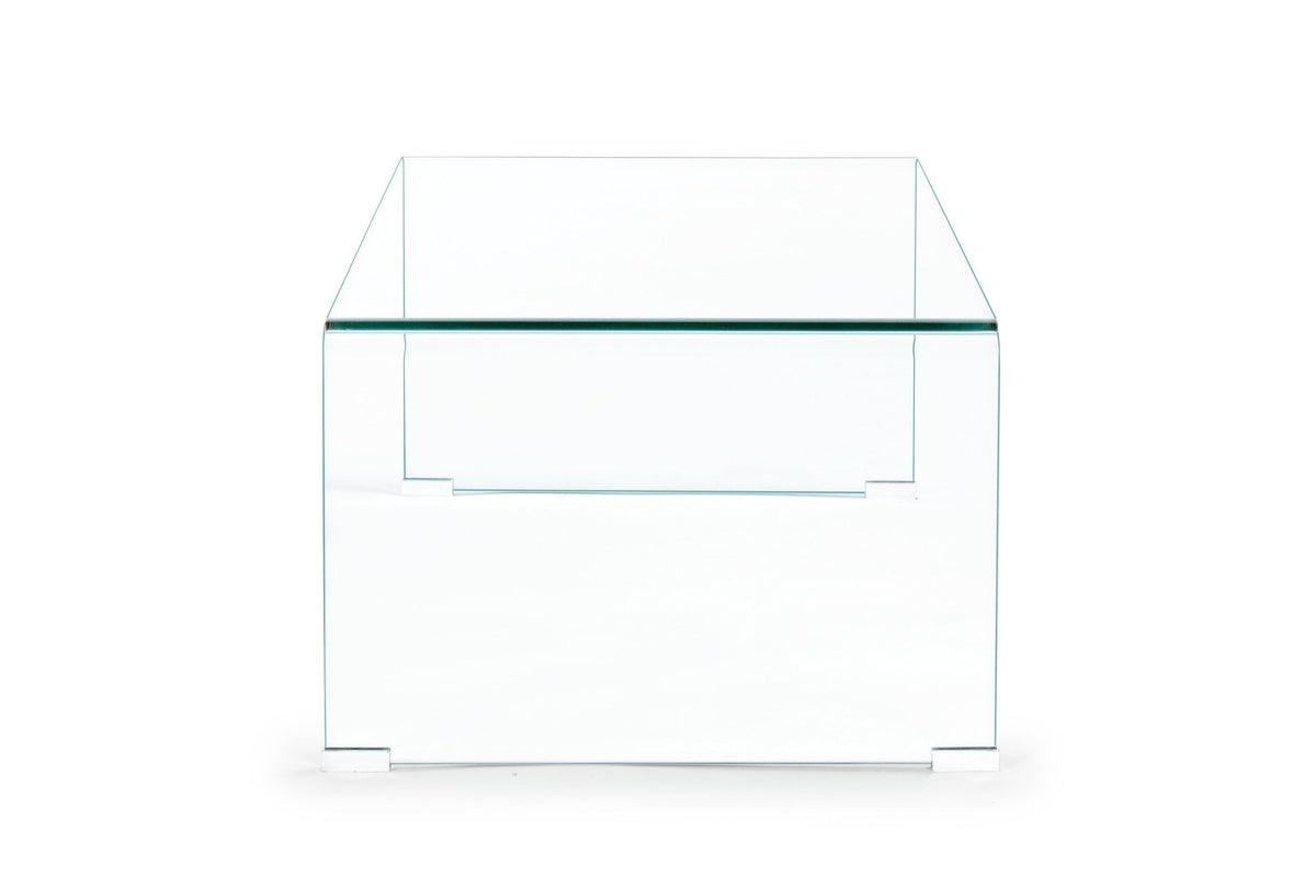 Dohányzóasztal - IRIDE négyszögletes üveg dohányzóasztal 120x60
