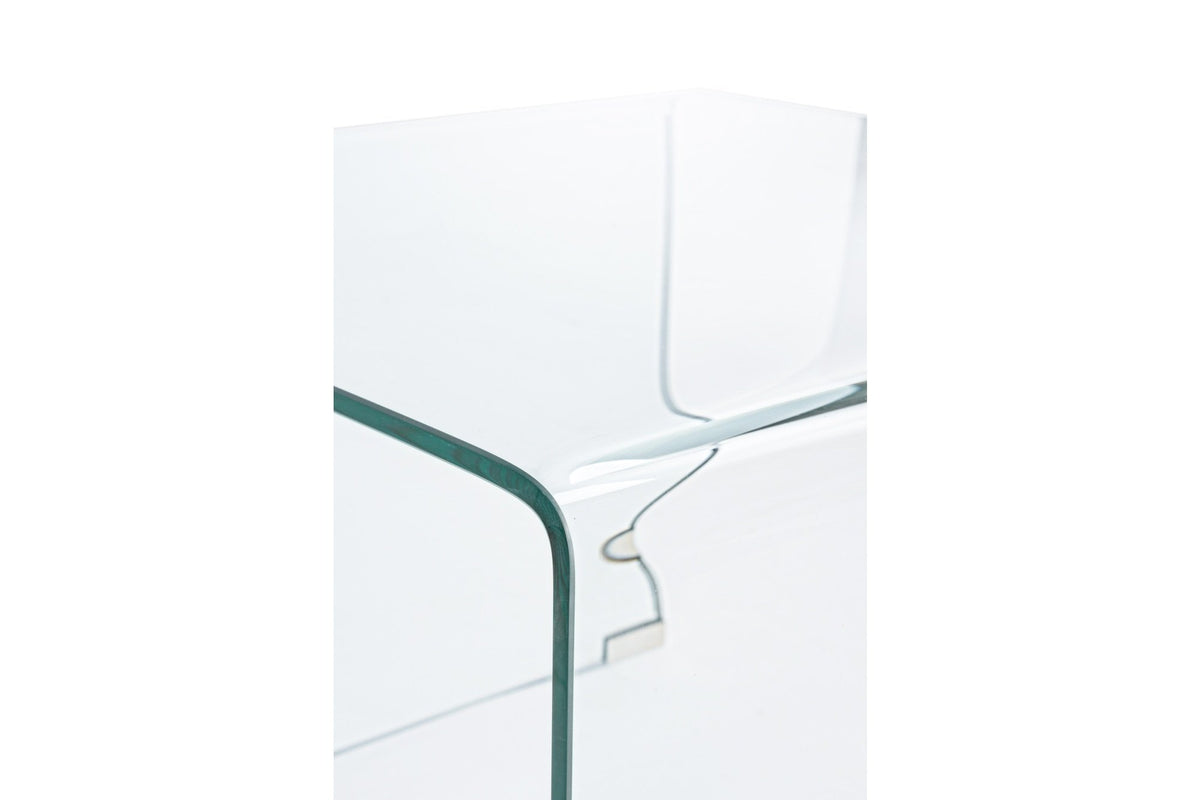 Lerakóasztal - IRIDE négyzetes üveg lerakóasztal 60x60
