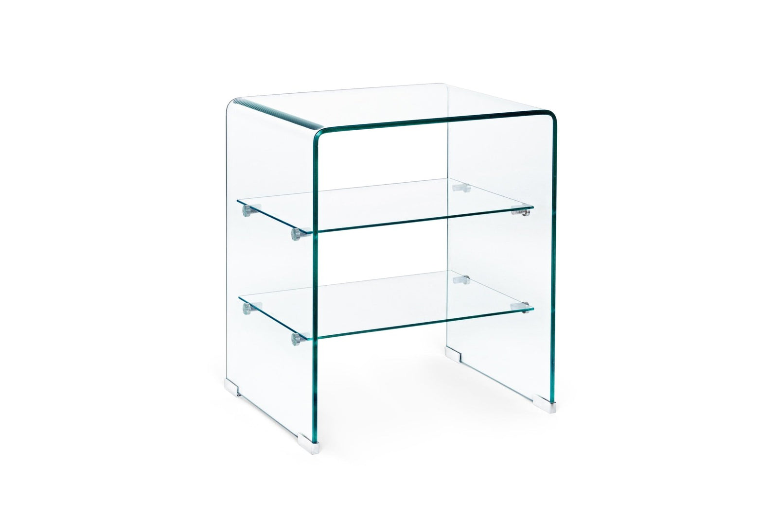 Tálalószekrény - IRIDE üveg tálalószekrény 3 polccal 50x40