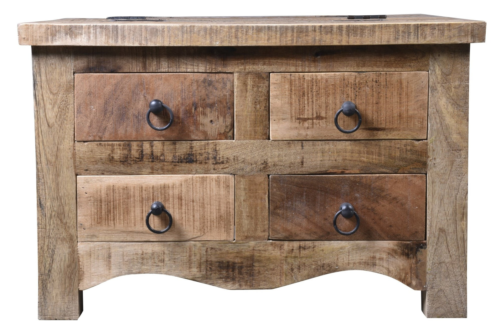 Dohányzóasztal - IRON CRAFT mangó dohányzóasztal 70cm