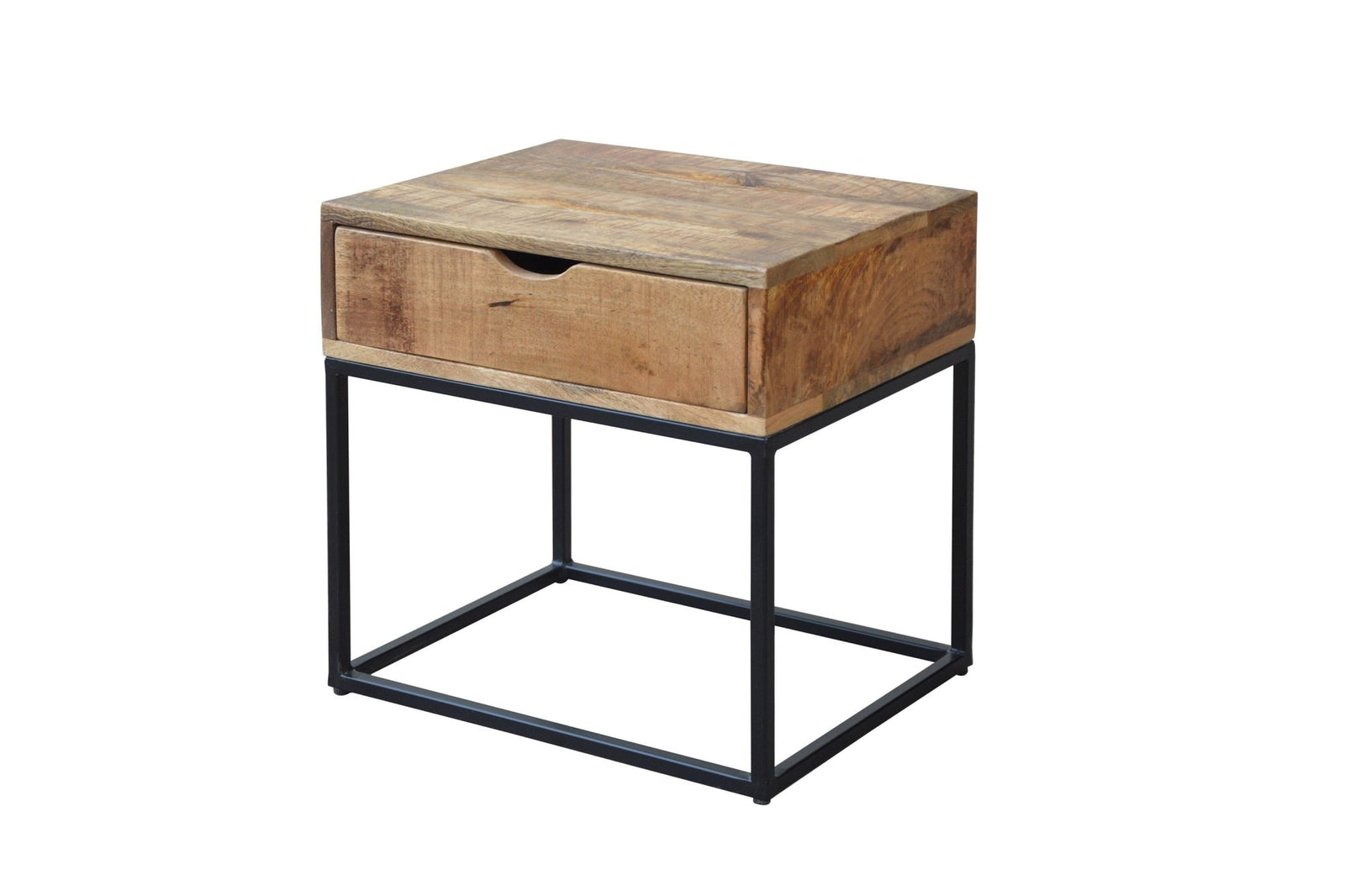 Éjjeliszekrény - IRON CRAFT mangó éjjeliszekrény 45cm