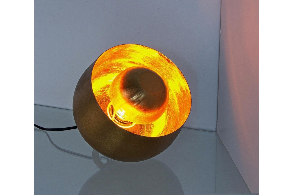Asztali lámpa - ISHAN arany acél asztali lámpa