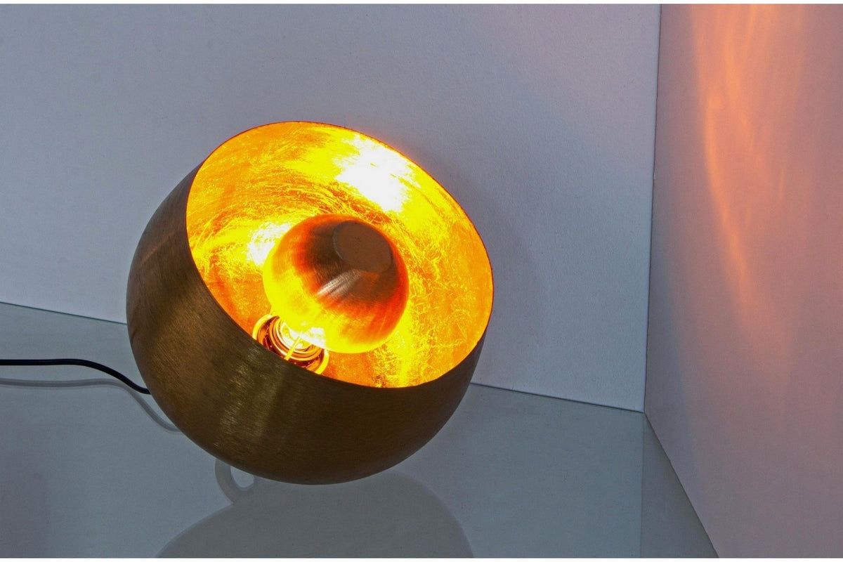 Asztali lámpa - ISHAN II arany acél asztali lámpa