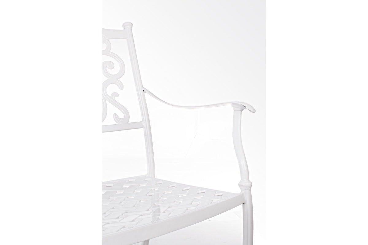 Kerti szék - IVREA fehér alumínium kerti szék
