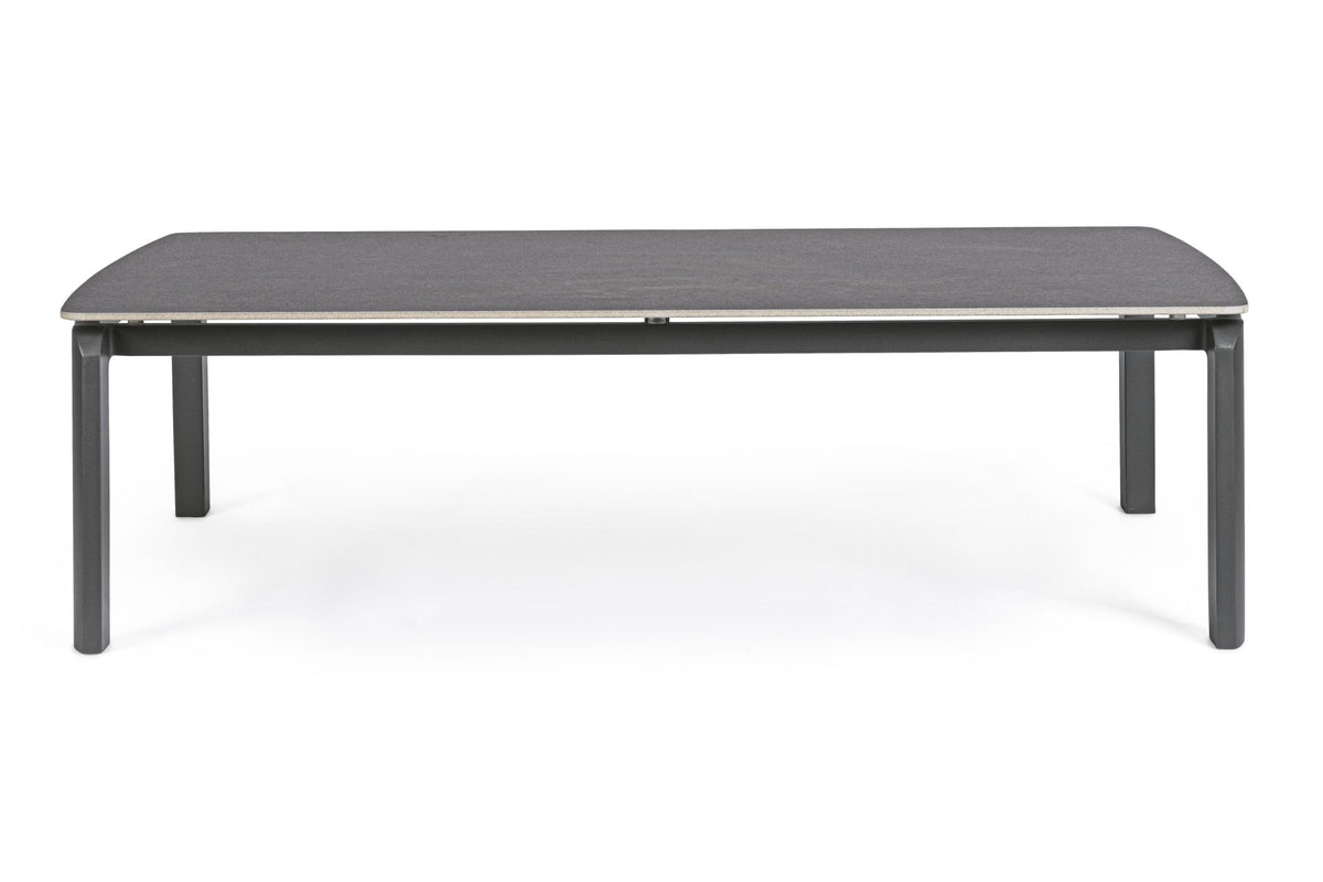 Kerti asztal - JALISCO fekete alumínium kerti asztal