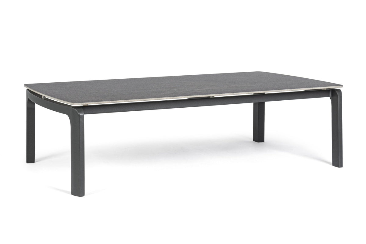Kerti asztal - JALISCO fekete alumínium kerti asztal