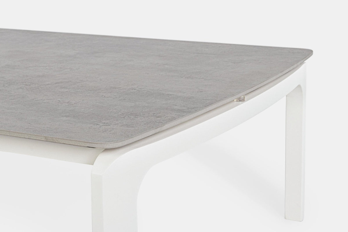 Kerti asztal - JALISCO szürke alumínium kerti asztal